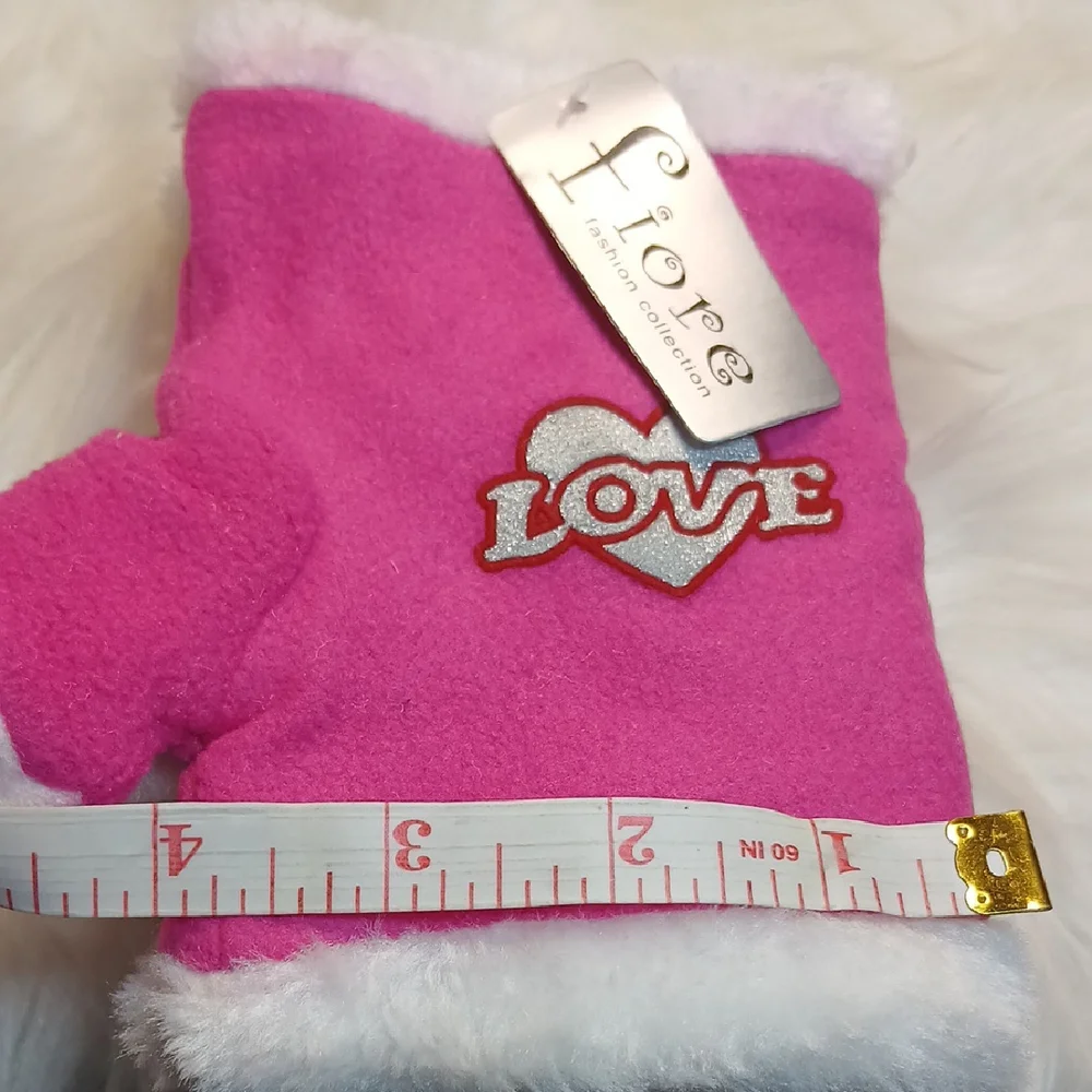Cozy Love Mittens for Kids -2 Pink, 1 Blue, 1 Tan Set 4